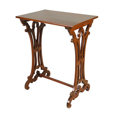 Late 19th Century English Mahogany Gothic side table