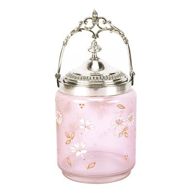French late 19th century Glass Jar