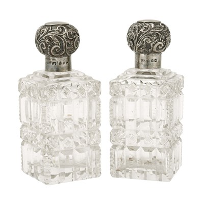 Charles May & Sons Silver Scent Bottles