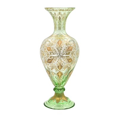 20th Century Bohemian glass vase