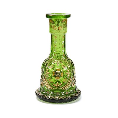 Late 19th century Bohemian glass Nargheela pot