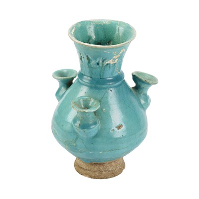 13th century Kashan pottery vase
