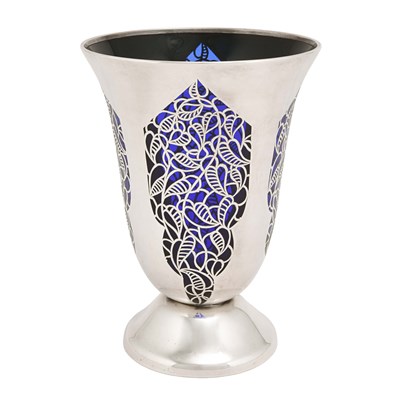 20th-century silver vase