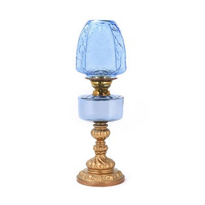 Late 19th century Victorian oil lamp