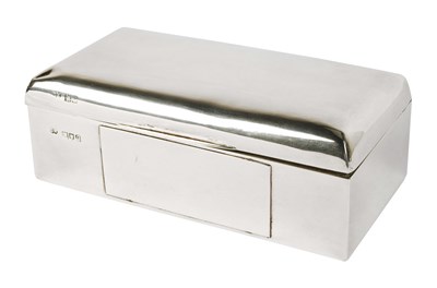 British sterling silver big rectangular box.