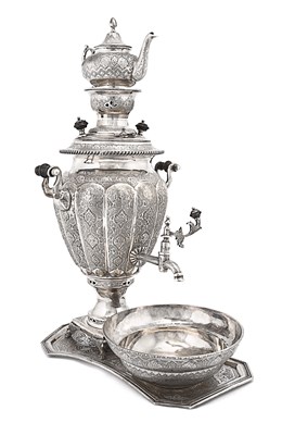 Isfahan silver samovar (complete set)