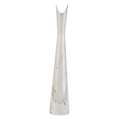 Christofle France silver plated single flower vase