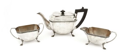 Early 20th century Anglo-Indian silver tea set