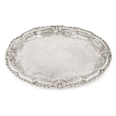 Early 20th century European silver tray