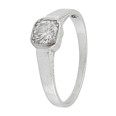 Solitaire diamond ring set