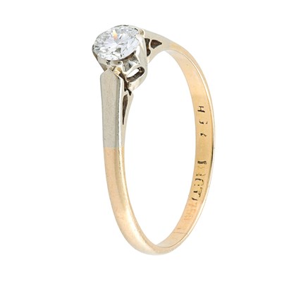 Solitaire diamond ring set