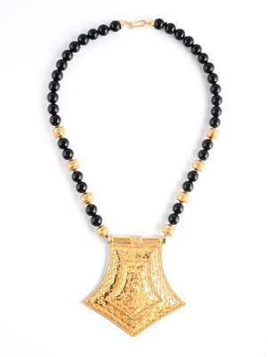 Necklace with 21K Gold