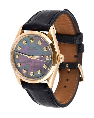 Vintage Rolex with Diamonds 18k Yellow Gold