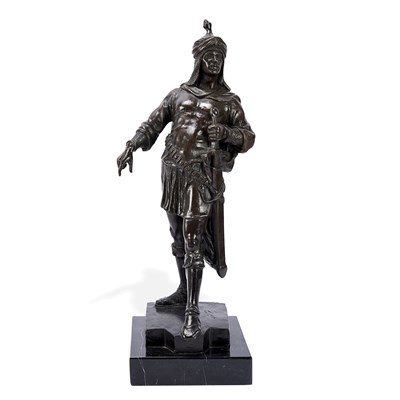 19th century Orientalist bronze figure