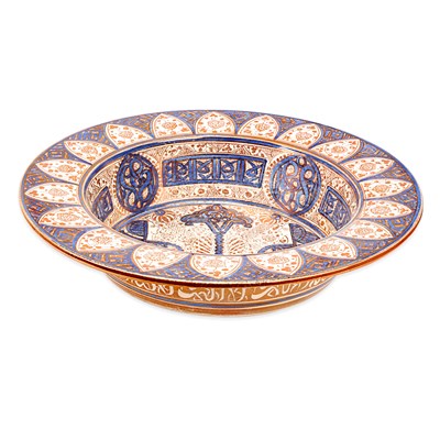 Early 20th century Isfahan circular deep dish