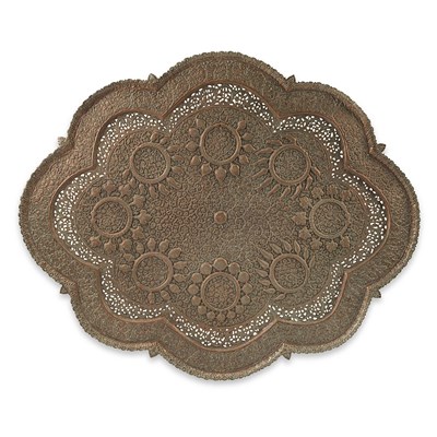19th century Kashmir copper tray